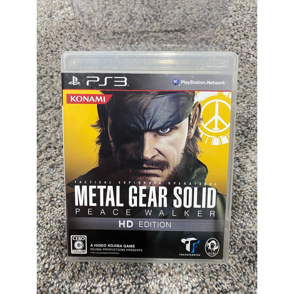 Video Game PS3 Tactical Espionage Metal Gear Solid Peace Walker Konami EXCELLENT